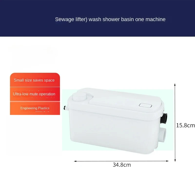 Sewage Pump Ascension Basement Toilet Dedicated