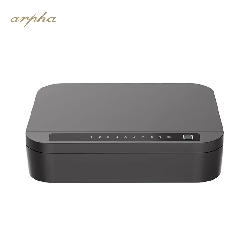 Arpha D700 Home Secret Hidden Storage Safety Box Fireproof Anti Theft Biometric Fingerprint Smart Safe Box