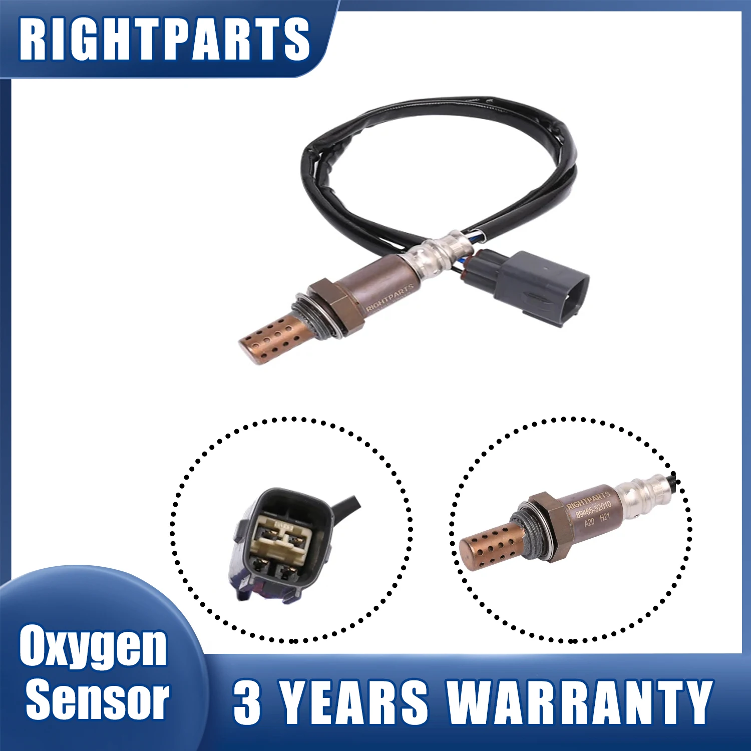 

89465-52010 Lambda O2 Oxygen Sensor Fit For TOYOTA Vitz Echo Yaris Platz HIGHLANDER RAV4 LEXUS GS300 1999 2000-2005