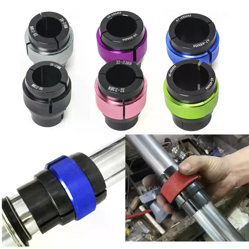 

Motorcycle CNC 38-50MM Front Fork Oil Seal Driver Tools Guide Sleeve Tools Oil Seal Wrench For Pit Dirt Bike
