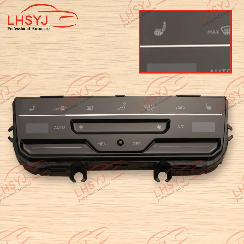 LHSYJ For VW Passat B8 LCD Touch Screen Automatic AC Conditioning Switch Panel Heated Seat Switch Air Climate 17G 907 044