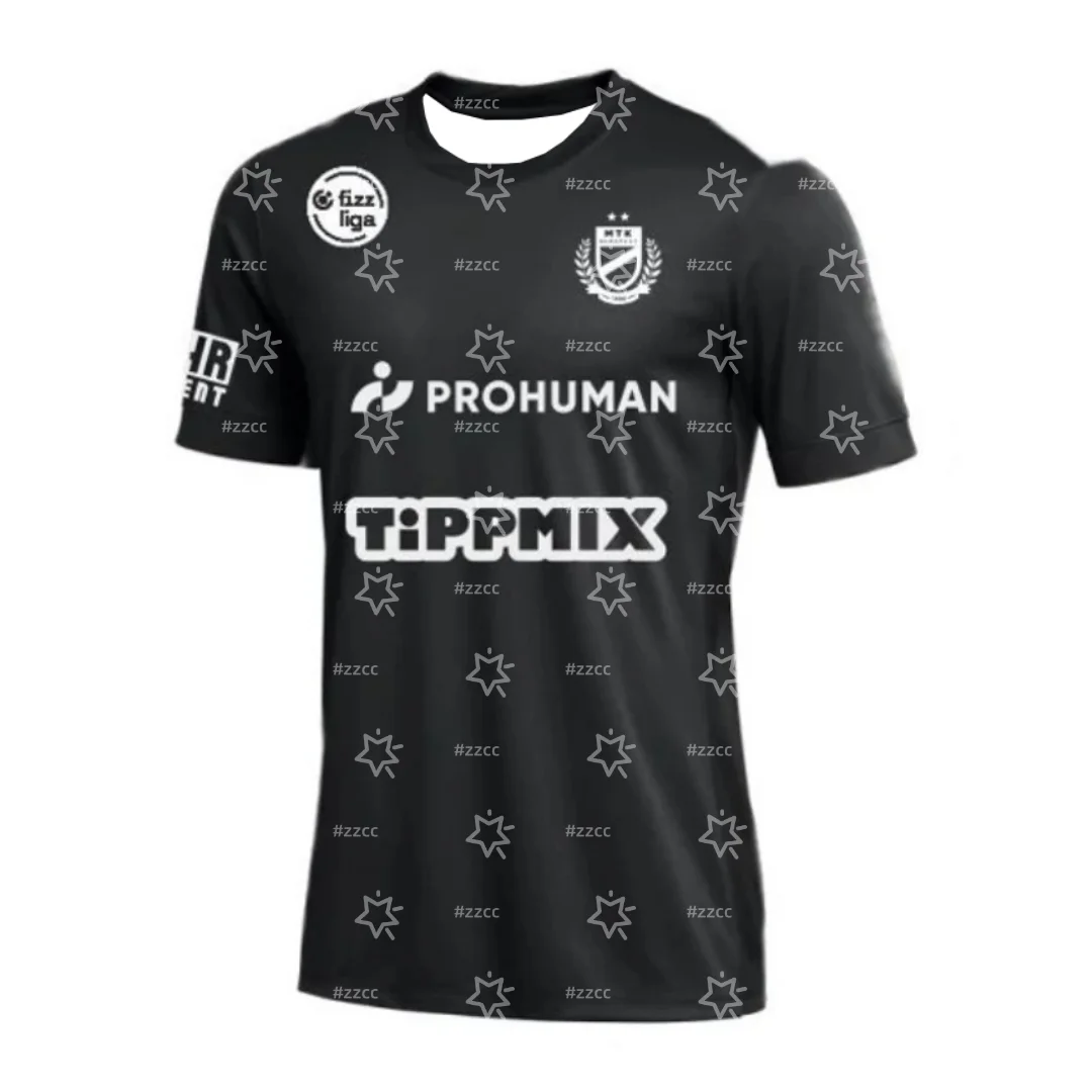 25-26 OTP Bank Liga MTK Budapest FC بدلة تدريب المنافسة لكرة القدم جيرسي الخريف الرياضة الجافة بسرعة تي شيرت رجالي تي شيرت للأطفال