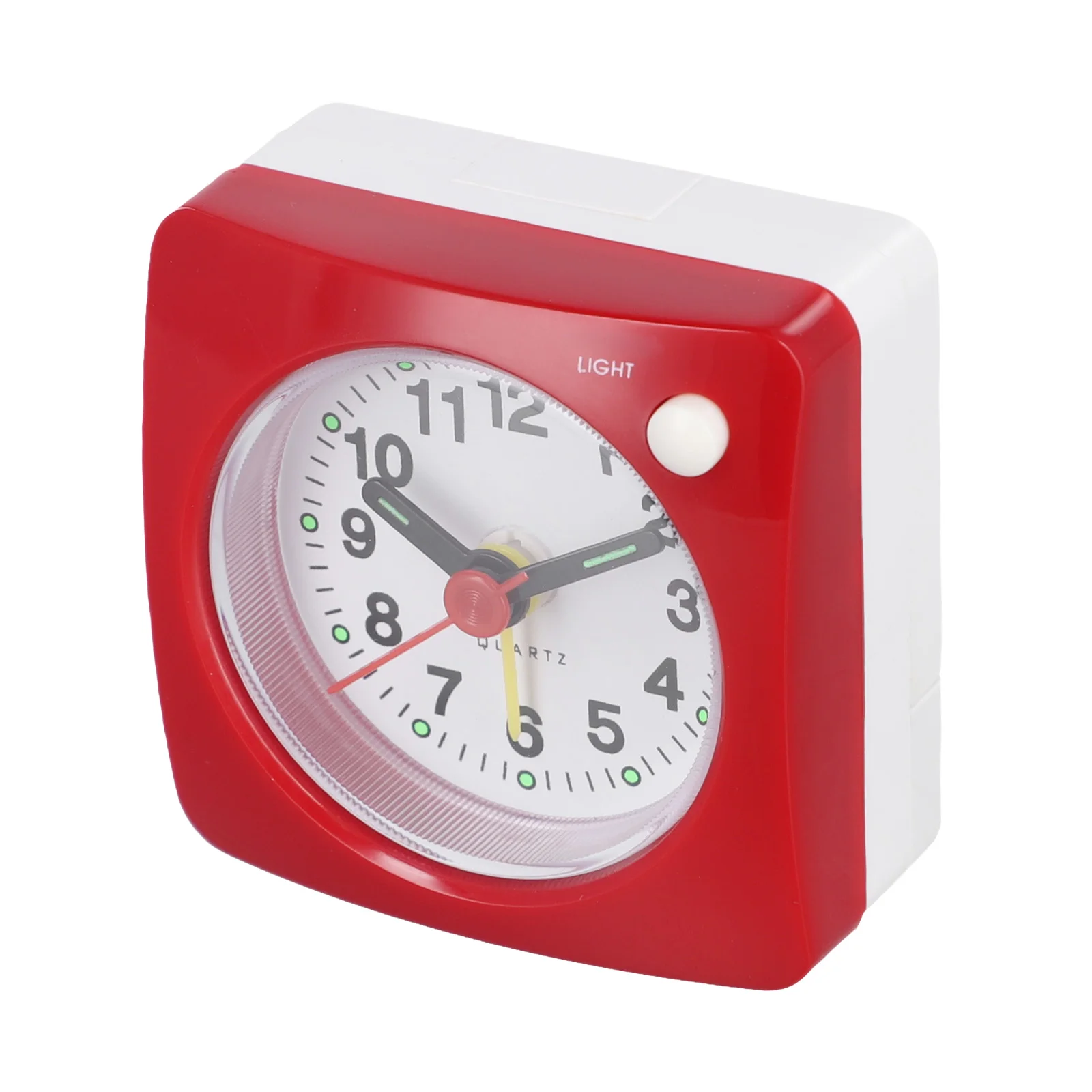 Decoration LED Desk Clock Mini Alarm Clock Built-in Light Compact And Portable Easy To Operate Silent Quartz Movement