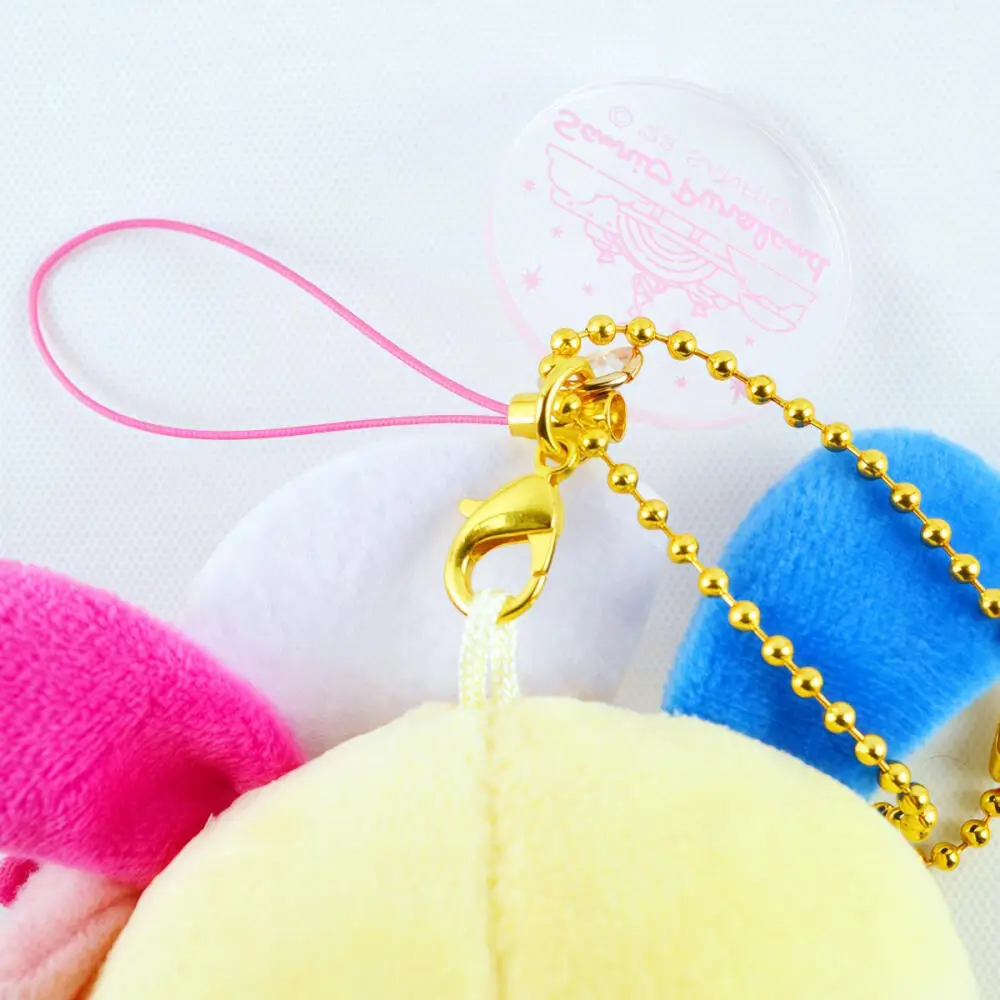 Japonais Sanrio Usahana Rainbow Park peluche poupée dessin animé créatif sac à dos pendentif douce fille porte-clés en peluche jouet cadeau d'anniversaire