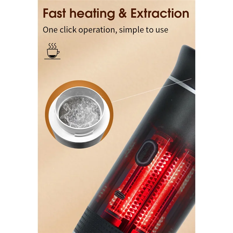 Macchina per caffè espresso elettrica portatile AD con borsa da viaggio Mini macchina per caffè da viaggio Macchina per caffè espresso per auto autoriscaldante A