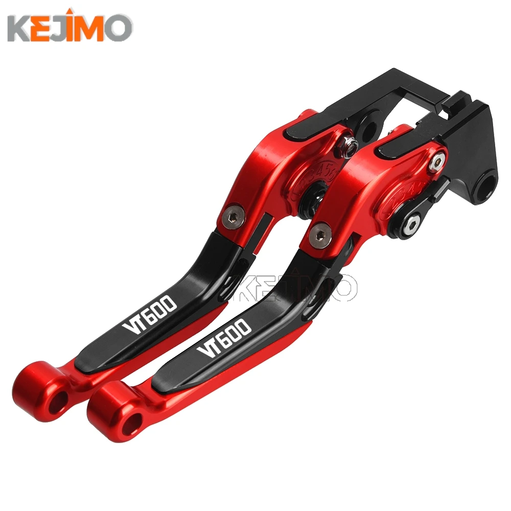 Motorcycle FOR HONDA VT 600 C VT600C VT600 SHADOW 1998-2007 2006 2005 2004 Accessories Adjustable Folding Brake Clutch Levers view 4