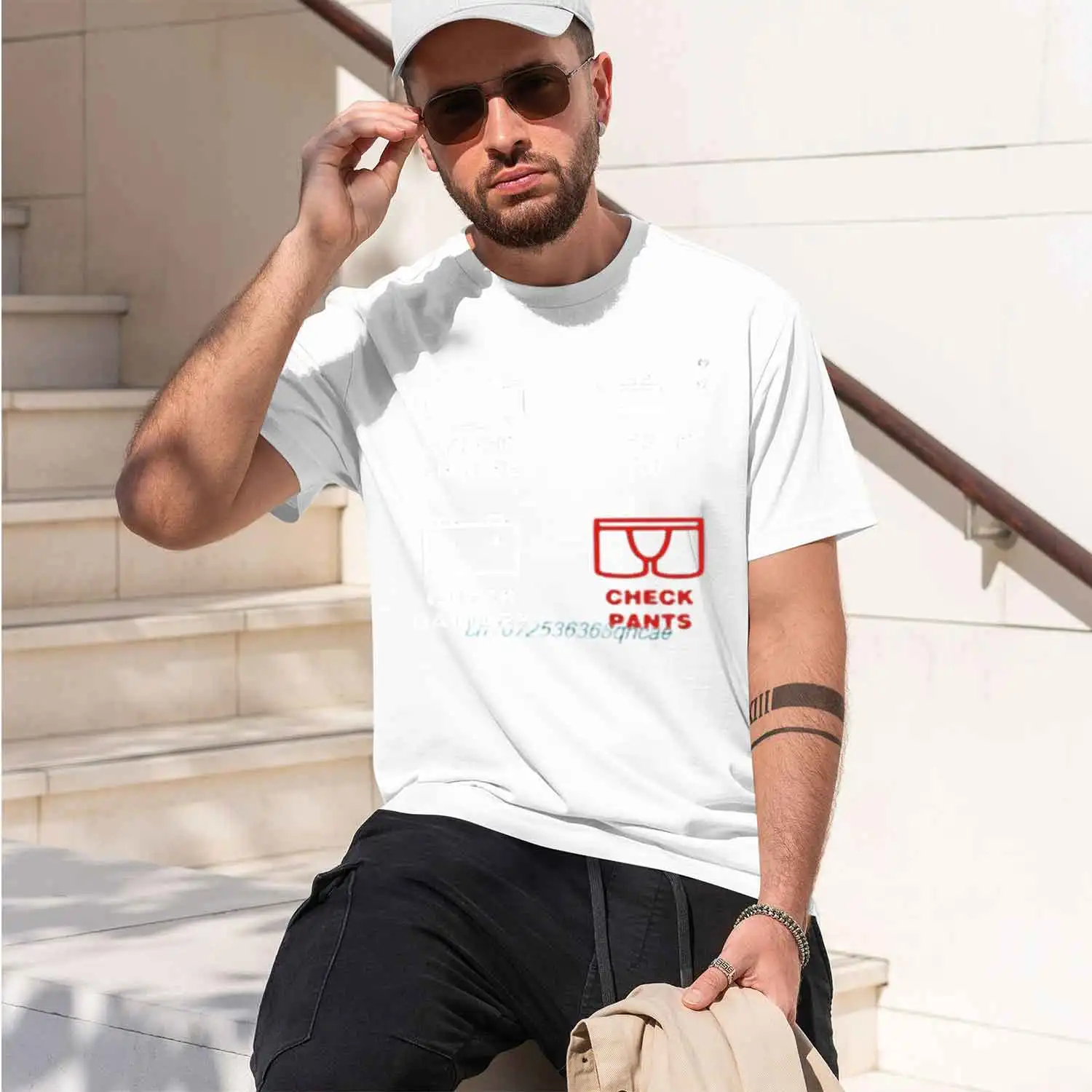 Men's Funny Check Engine Oil Battery Print T-Shirt Summer O-Neck Short Sleeve Casual Shirt Camiseta Mens Clothes 2026 New Model