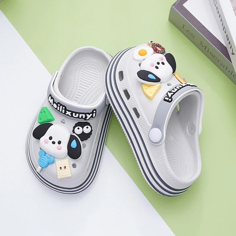 Children Garden Shoes Cute EVA Cartoon Beach Sandals Babies Summer Slippers High Quality Soft Kids Outdoor Slippers Flip Shoes