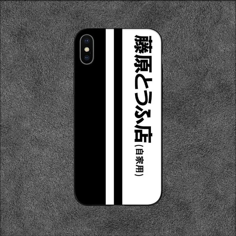 Classic Japan Cartoon Initial D Phone Case For iPhone 11 12 Mini 13 14 Pro XS Max X 8 7 6s Plus SE XR 14 Plus Silicon Soft Shell