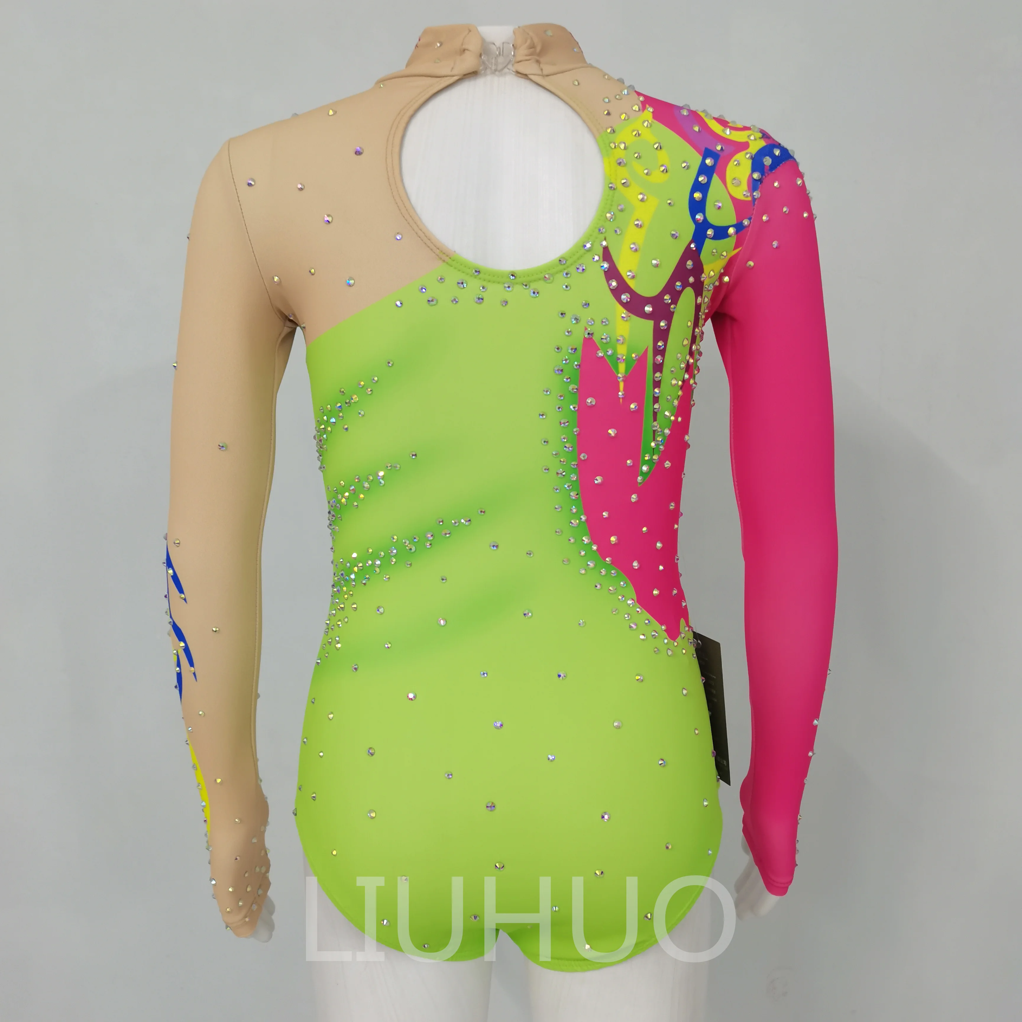 Gymnastic Dress Bodybuilding Competition Dress Female Children Performing Professional Gymnastic Dress