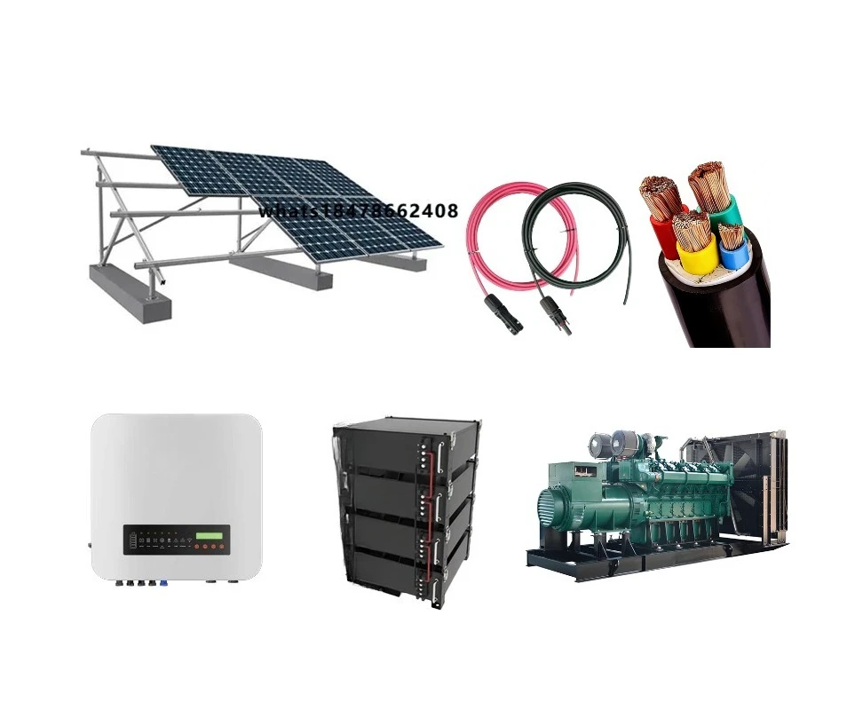 Photovoltaic Monocrystalline Silicon Hybrid Grid System PWM Controller Lithium Ion Battery Roof Mounting