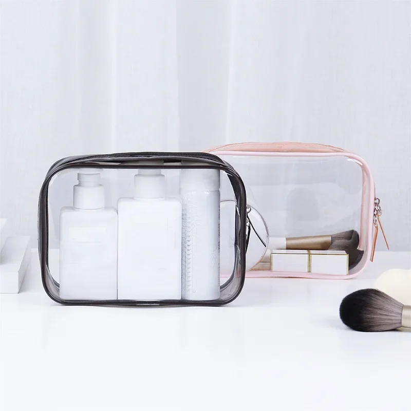 Transparent Waterproof Makeup Bag Travel Cosmetic Organizer Beauty Case for Women Travel Organizer Toiletry Bags Make Up Bag