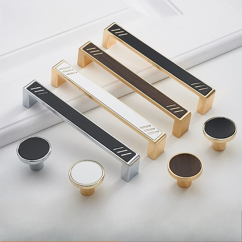Modern Simple New Wardrobe Bathroom Cabinet Door Handle Gold Cabinet Drawer Cabinet Handle Furniture Hardware Accessories