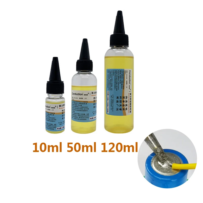Água de Solda Líquida de Aço Galvanizada Inoxidável Especial do Fluxo para a Soldadura Fácil da Bateria de Aço Inoxidável Cobre Ferro 18650