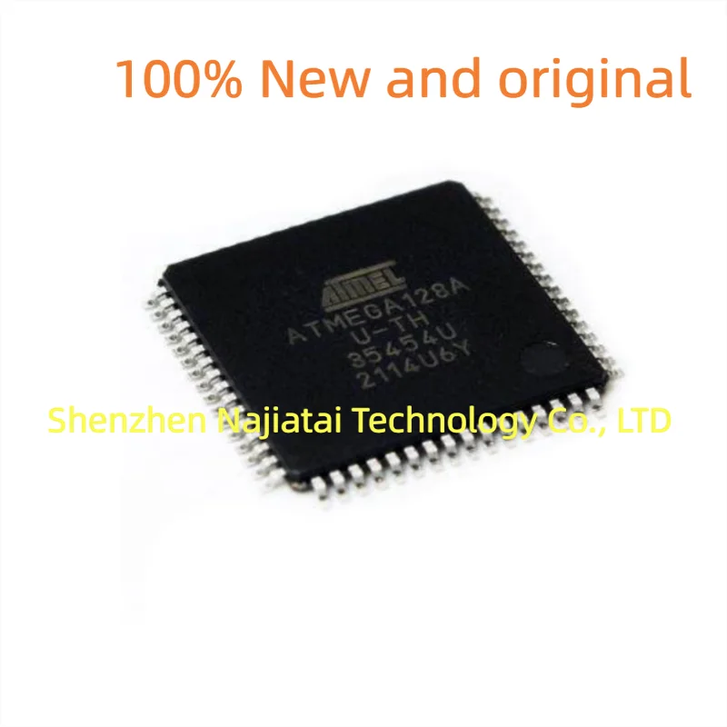 

5 шт./партия, 100% Новые оригинальные фонарики ATMEGA128A QFP64 IC Chip