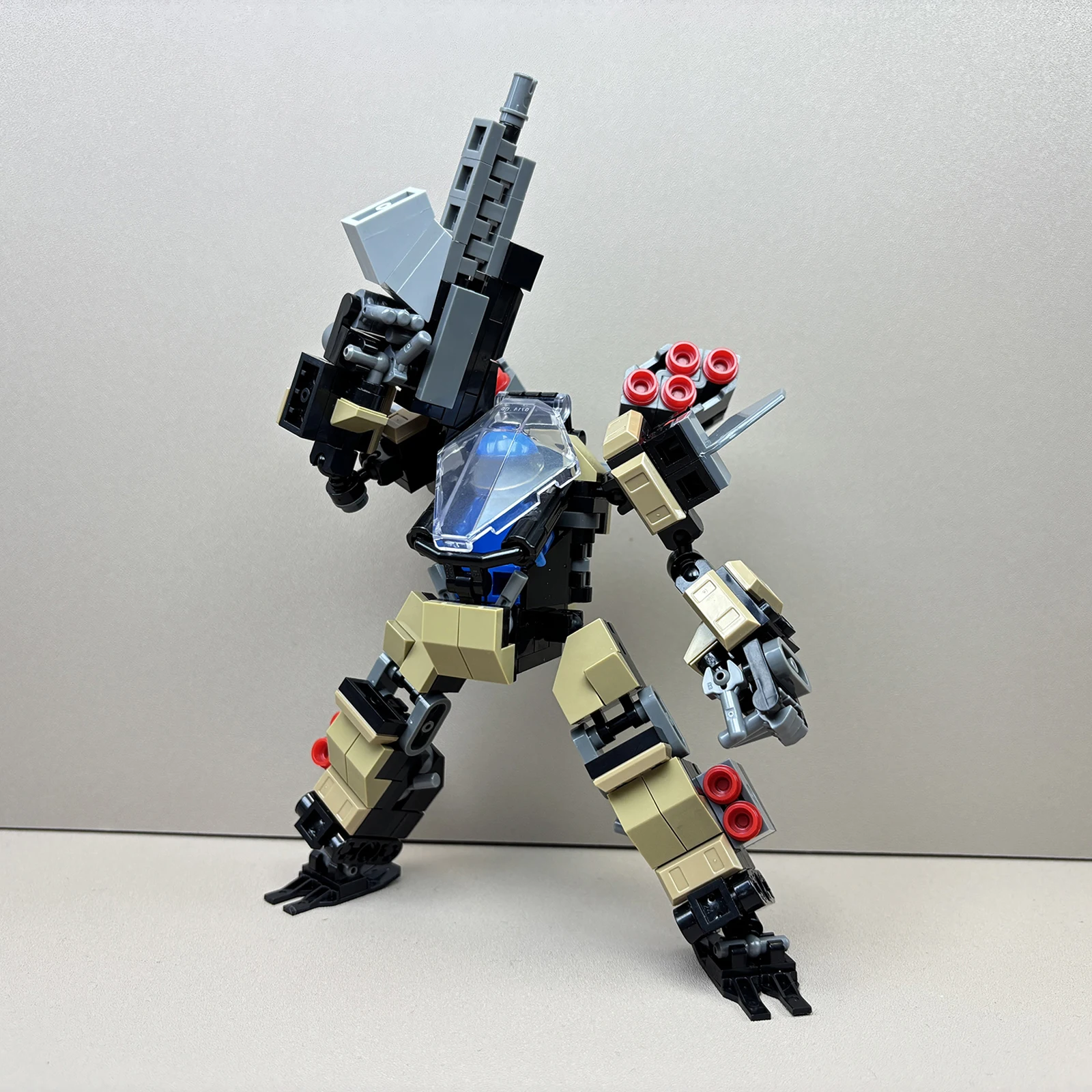 273 pçs deserto viper mech blocos de construção robô soldado batalha mech guerreiro figura ação modelo crianças montagem criativa brinquedo presentes