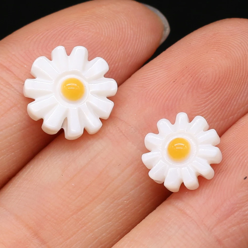 

5PCS Natural Freshwater Shells Flower Shape Beads Exquisite Jewelry Making DIY Necklace Bracelet Accessories