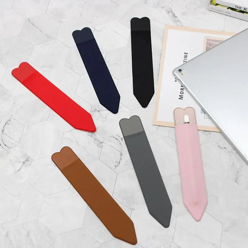 Porte-stylet portable adhésif pour le matin et tablettes