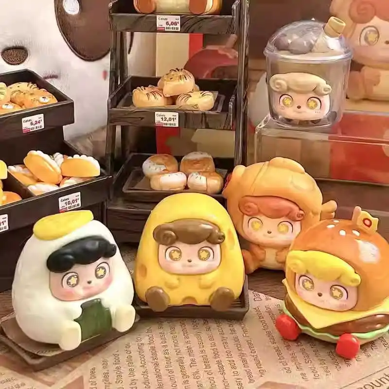 

Genuine Qkid Game Story Mini Blind Box Street Cuisine Series Mystery Box Children Birthday Gift Cosplay Accessories Cute Toys