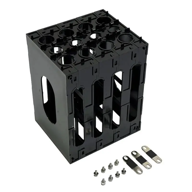 12V 4S Battery Frame For CATL EVE 90Ah 105Ah Lifepo4 Battery Cell ABS PC Plastic Holder With Latches
