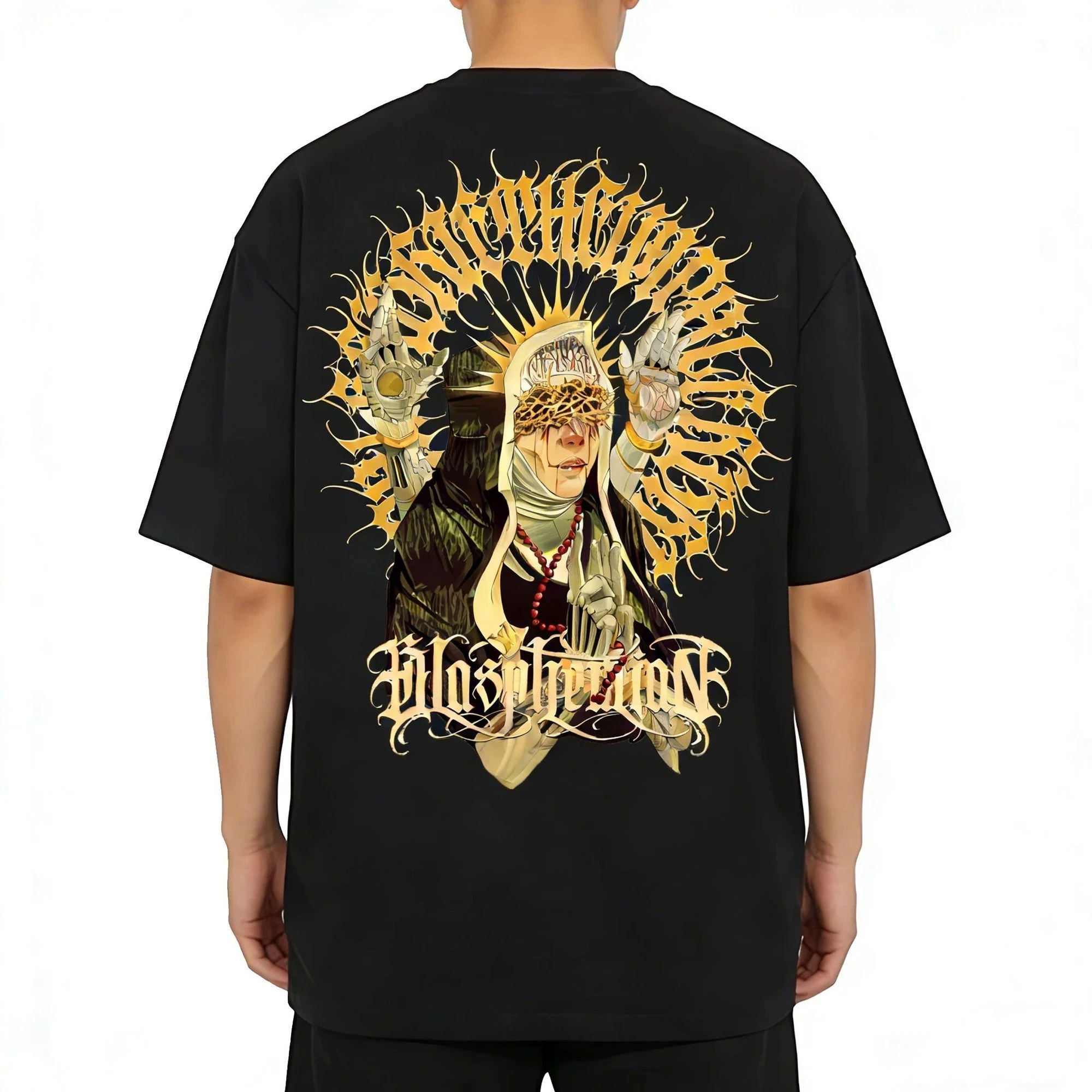 New 2026 Summer American Street Retro West Coast Cursive Short Sleeve Cotton Small Hip Hop Tattoo Artist Trendy Brand T-shirt