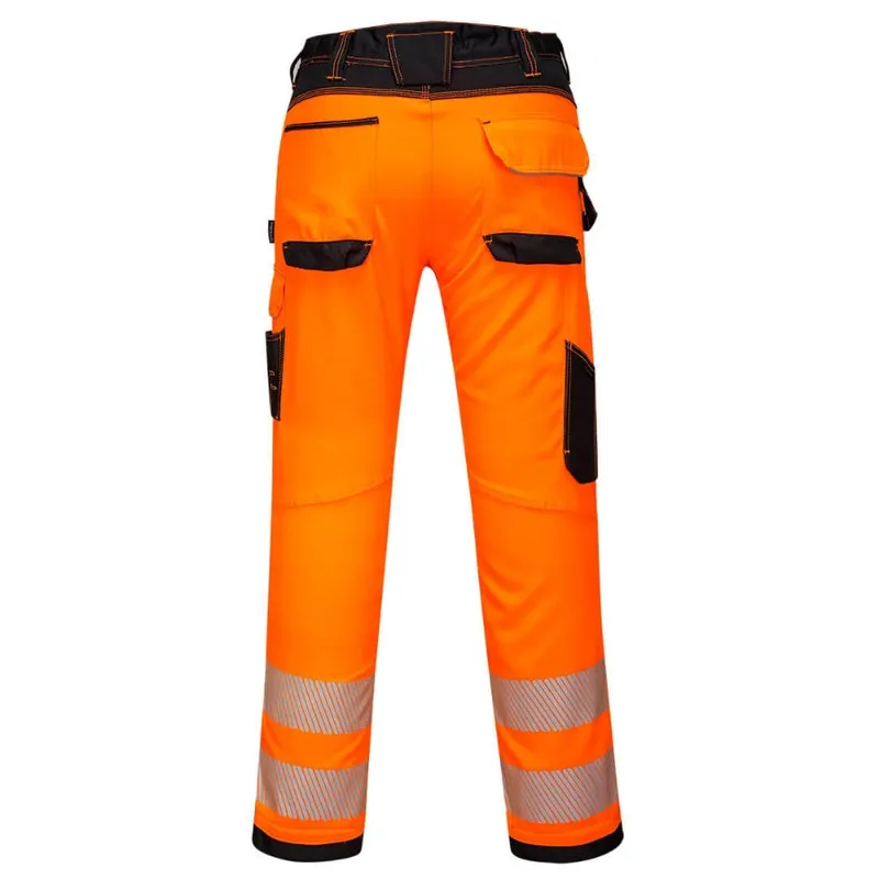 Pantaloni Cargo pantaloni da lavoro da uomo con Multi tasche avvertimento pantaloni da lavoro riflettenti pantaloni da lavoro uomo abbigliamento da