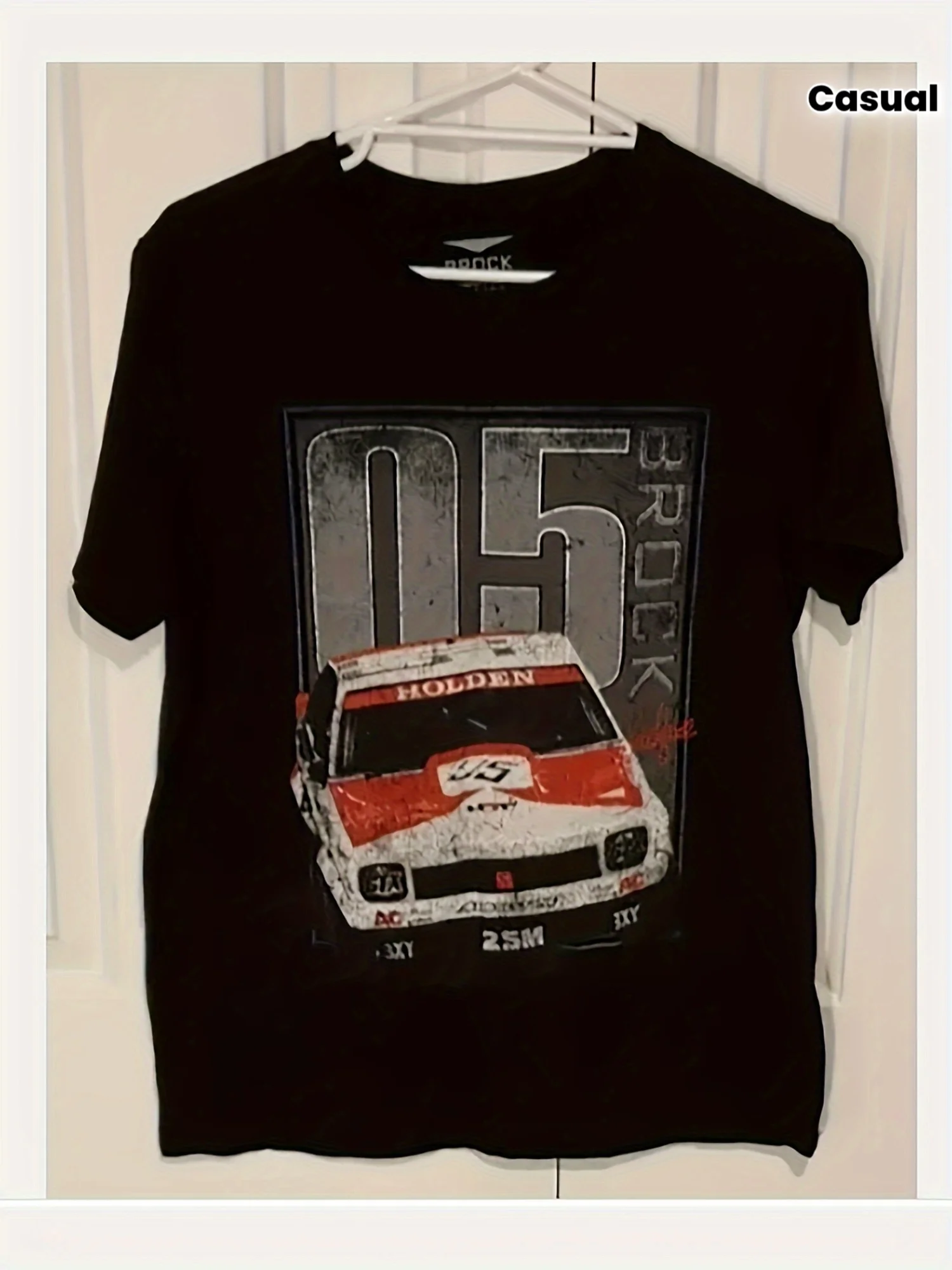 

Men'S Vintage Racing "Holden 05 Brock" T-Shirt | Crew Neck, Casual Fit, Slight Stretch
