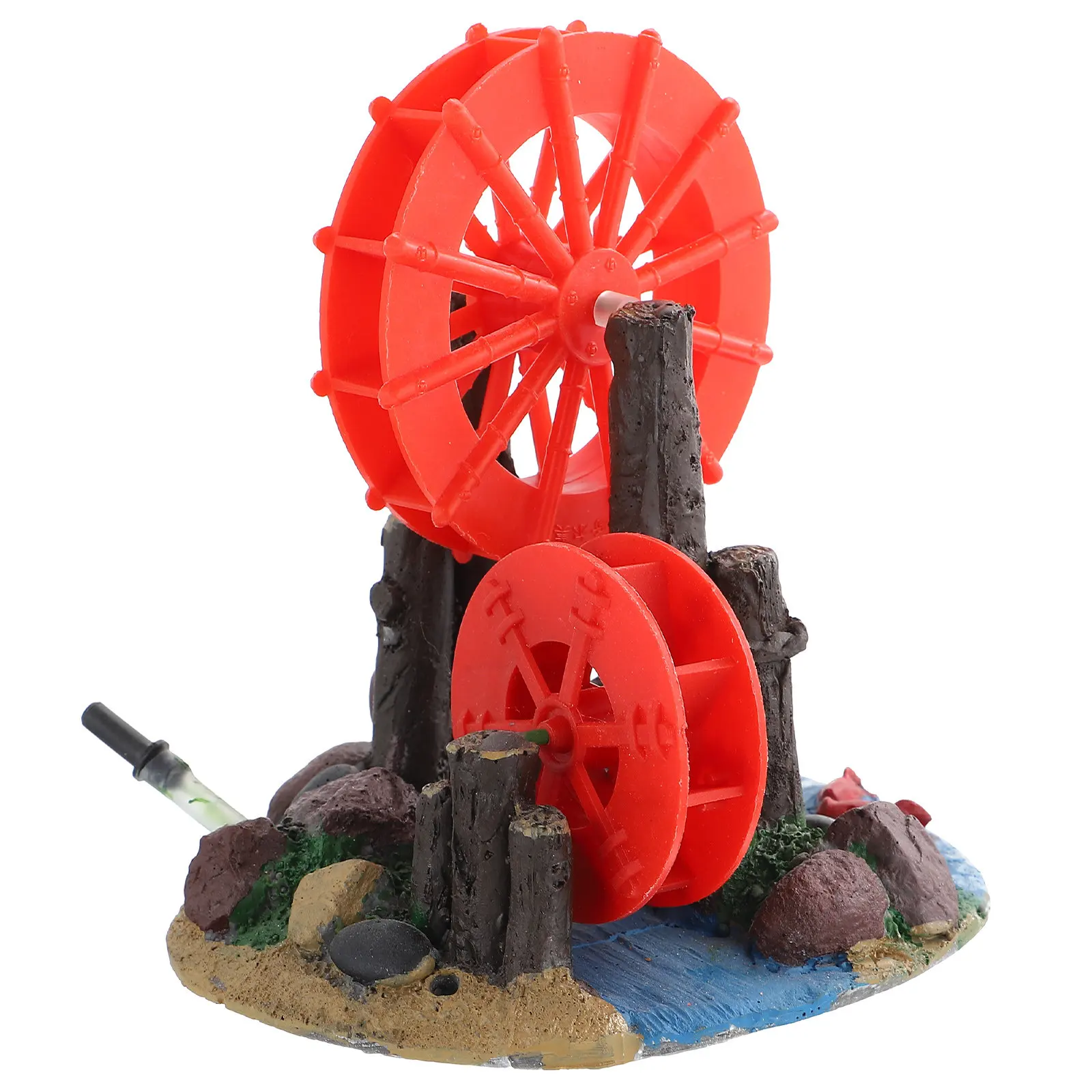 

Windmill Oxygen Pump Decor High-Grade Resin Wear-Resistant Aquarium Ornament Fish Tank Accessory Creative Landscaping Resin