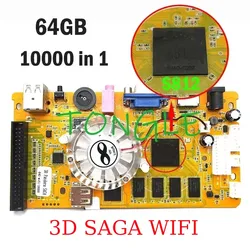 3D Pandora Saga Wifi 64G 10000 IN 1, versione familiare / tavolo da gioco arcade con CPU S812