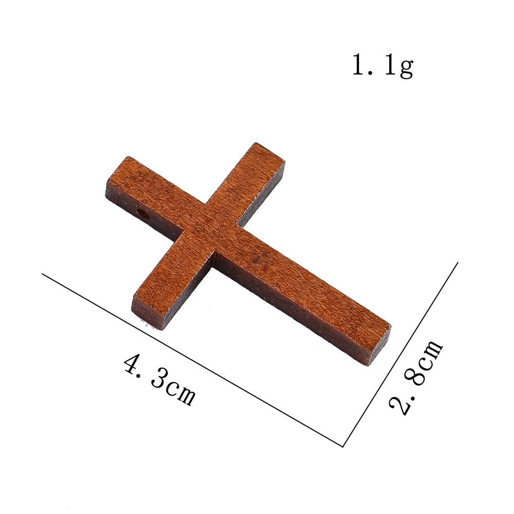 50PCS Holz Vintage Kruzifix Kunsthandwerk Christian Katholischen Taufe Altar Gebete Prop Religiöse Anhänger Hause Hängen Dekor