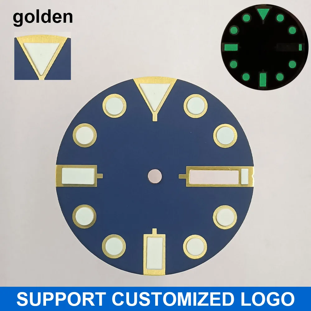 28,5 mm Zifferblatt Leuchtendes Zifferblatt Geeignet für NH-36 Uhrwerk Mechanische Uhr Montage Teile Modifikation Individuelles LOGO/Name – Detail 16