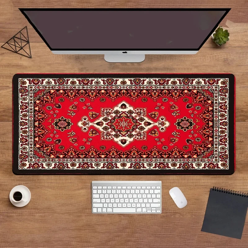 VIKAMA Non-Slip Persian Mouse Pad - Carpet Design Office Desk Computer Mat for Home Decor