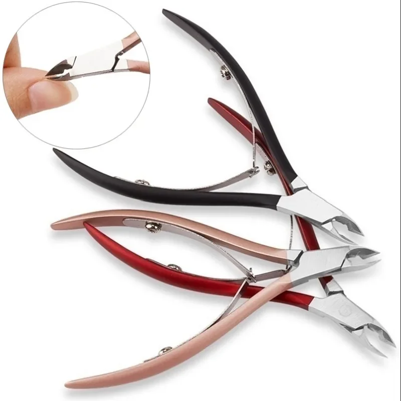 Nail Cuticle Pusher Tweezers Scissors Dead Skin Remover Manicure Beauty Tools Beauty Nail Clippers