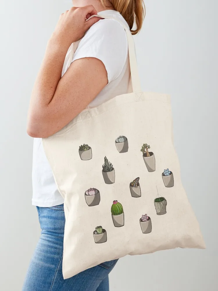 

Succulent Collection Tote Bag cute pouch bag Cloth bags Eco bag tote university