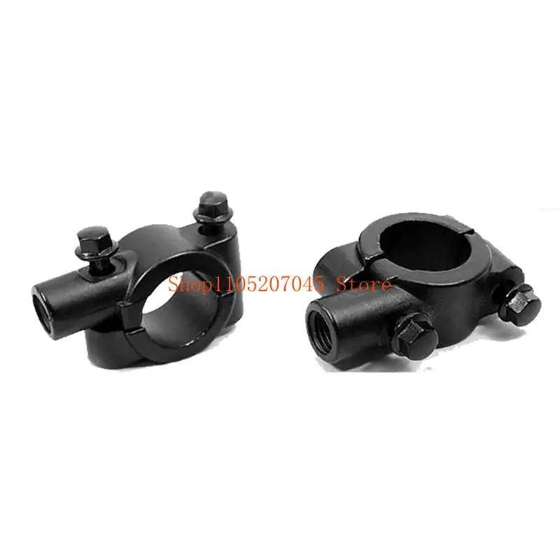 37cd Pack of 2 Handlebar Rearview Mount Clamp Motorbike 7/8