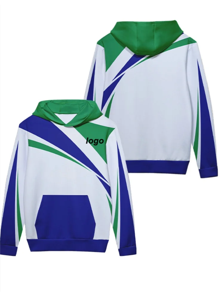 

Custom Logo Creative Personality Hoodies 3D Print Simple Design Casual Hooded Tops Fashion Outdoor Sports Training Team Uniforms