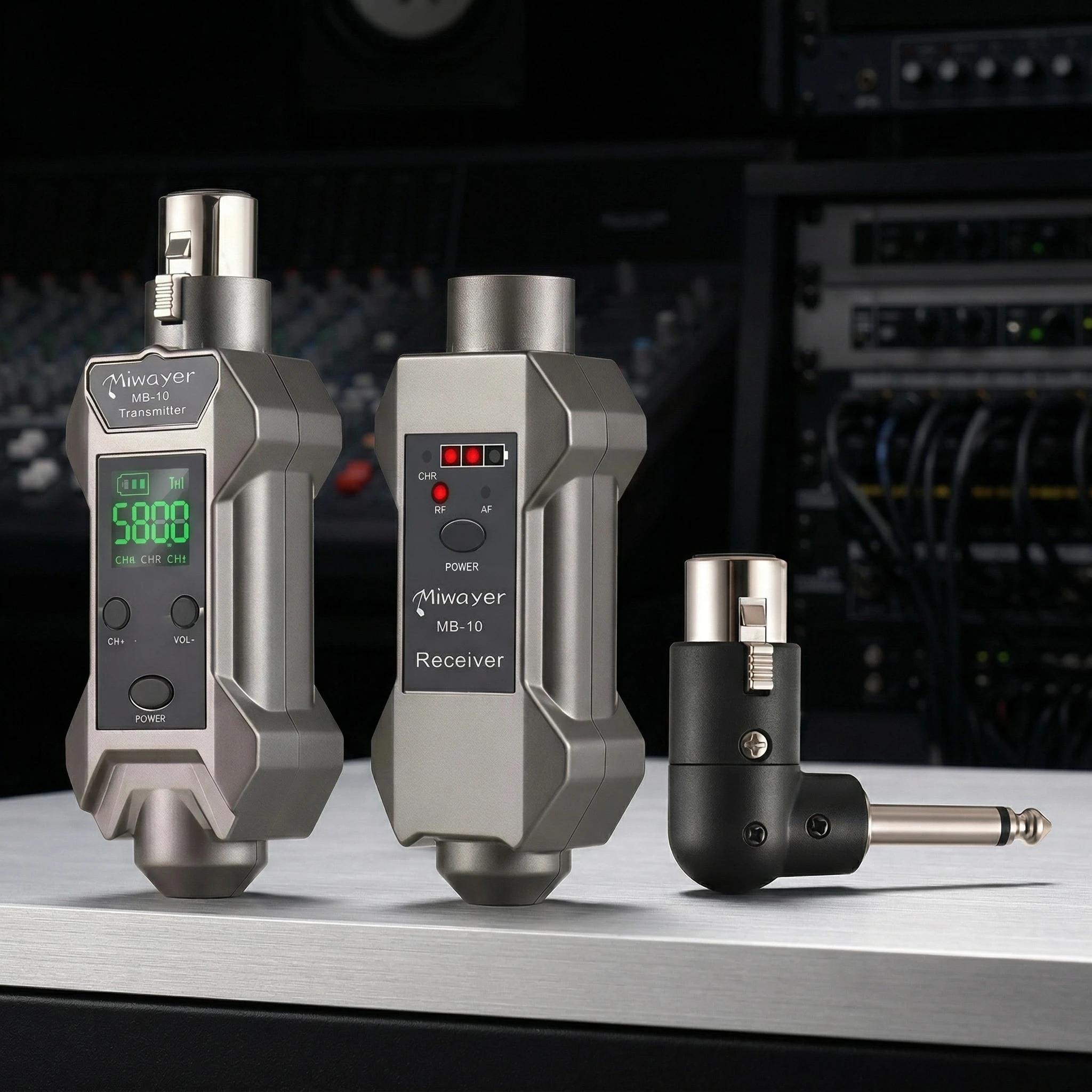 

Беспроводная система динамического микрофона Miwayer MB-10 UHF, XLR-передатчик и приемник-конвертер, для певцов/речников, Plug and Play