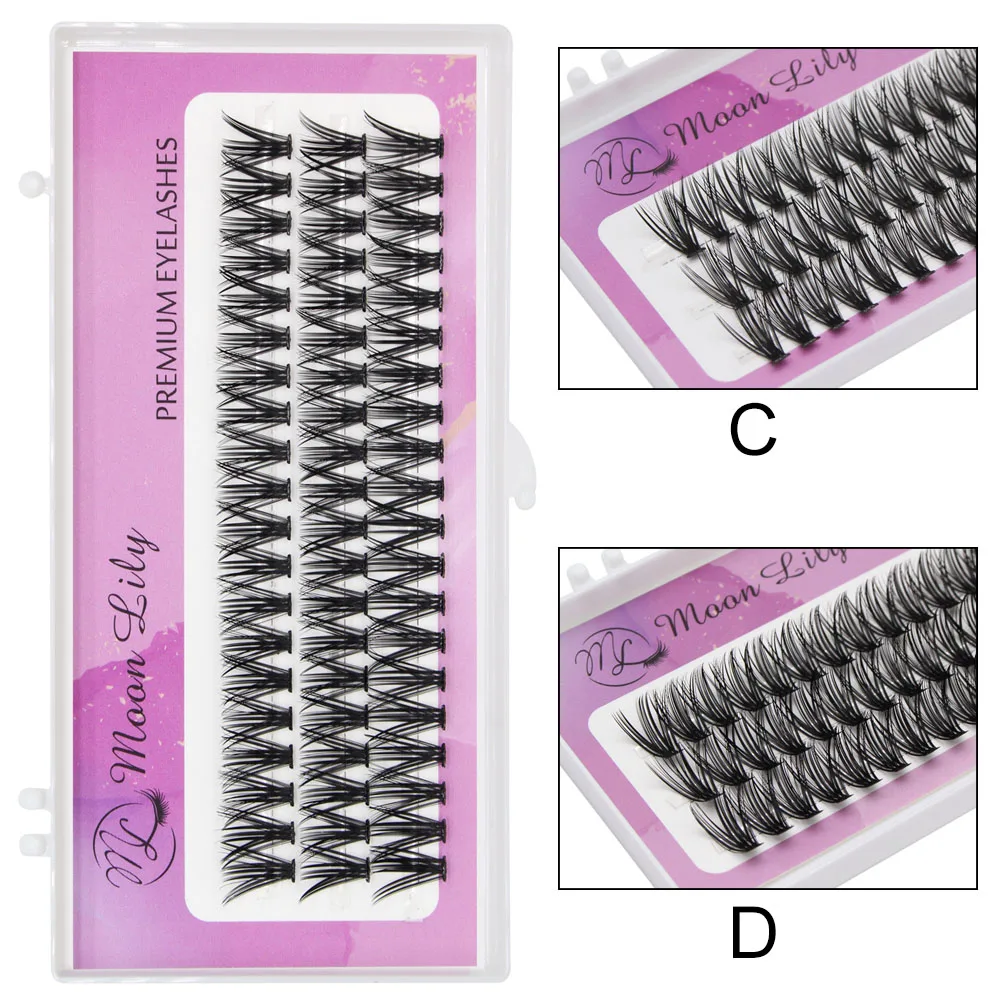 Mond lilie profession elle 20d 30d Einzel cluster Nerz Wimpern Verlängerung 3d Volumen effekt natürliche weiche Make-up Pfropfen Faux Wimpern – Detail 23