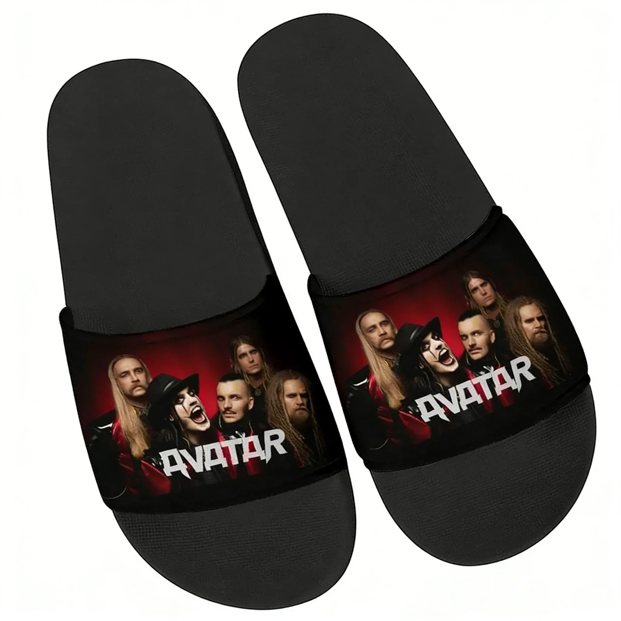 

Avatar Rock Band Slippers Home Water Shoes Mens Womens Teenagers Outdoor Beach Pool Sandals Custom Summer Slipper