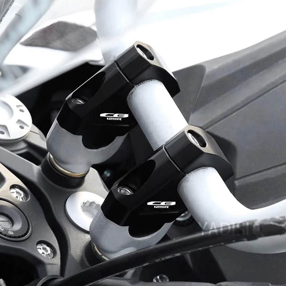 CB125R Handlebar Riser Clamp CNC Handle Bar Lift Extend Adapter Mount For Honda CB125R CB 125R cb125r cb 125r