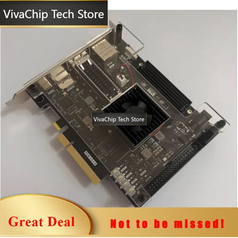 VivaCTFor KU5P Development Board, FPGA Development Board, XCKU5P, FMC, HPC, QSFP28, 100G Optical Port, PCIE3.0