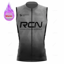Winter Thermal Fleece Cycling Vest Sleeveless Cycling Vest Bicycle Warm Vest Warm Cycling Jersey MTB Road Bike Jacket Vests