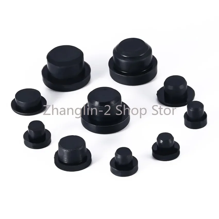 20PCs Silicone Plug T-shaped Plug High Temperature Resistance Silica Gel Plug Universal Plug Rubber Stopper Plug Dust Plug NEW