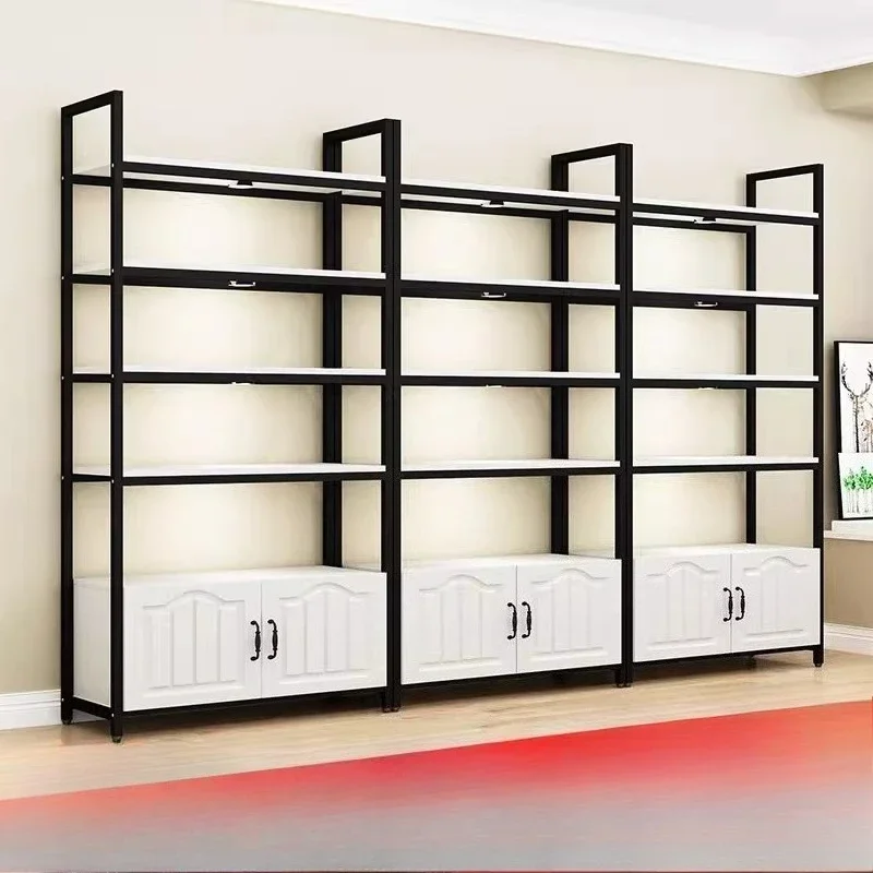 

Living room multi-layer rack office floor storage wrought iron display rack customization