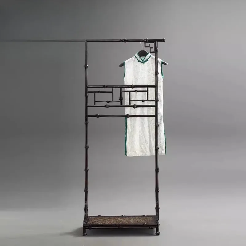 

Dark hanger New Chinese tea space coat rack Chinese floor hanger