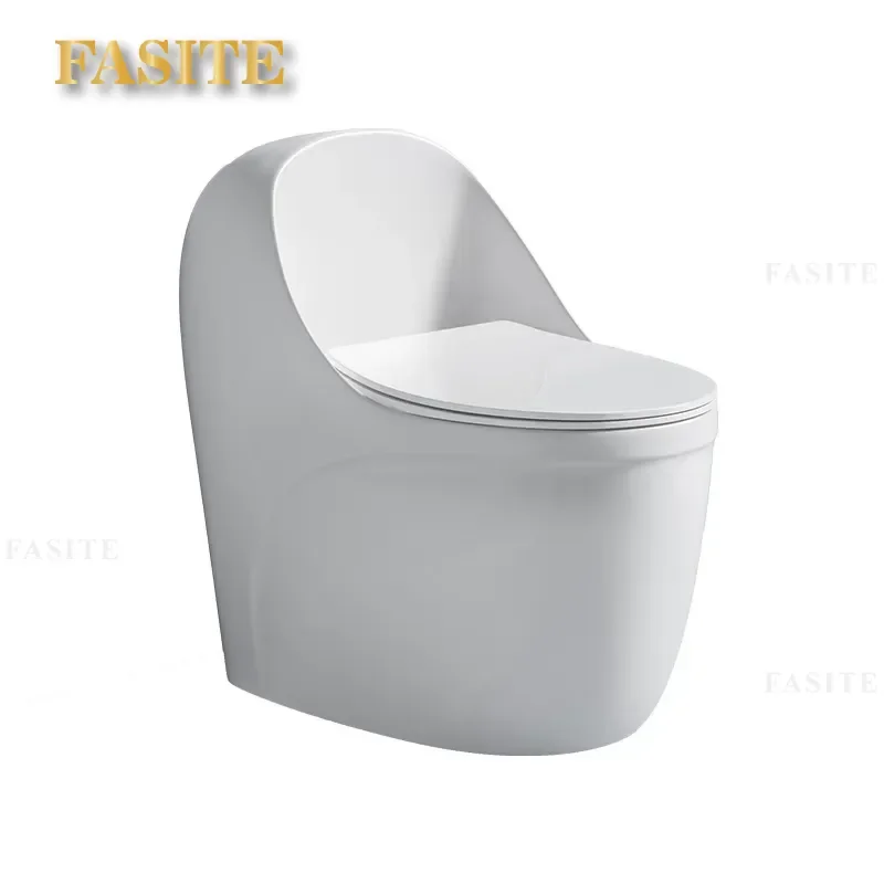 Ceramic toilet mint green gray silent siphon flush bathroom furniture modern design water saving and easy to clean