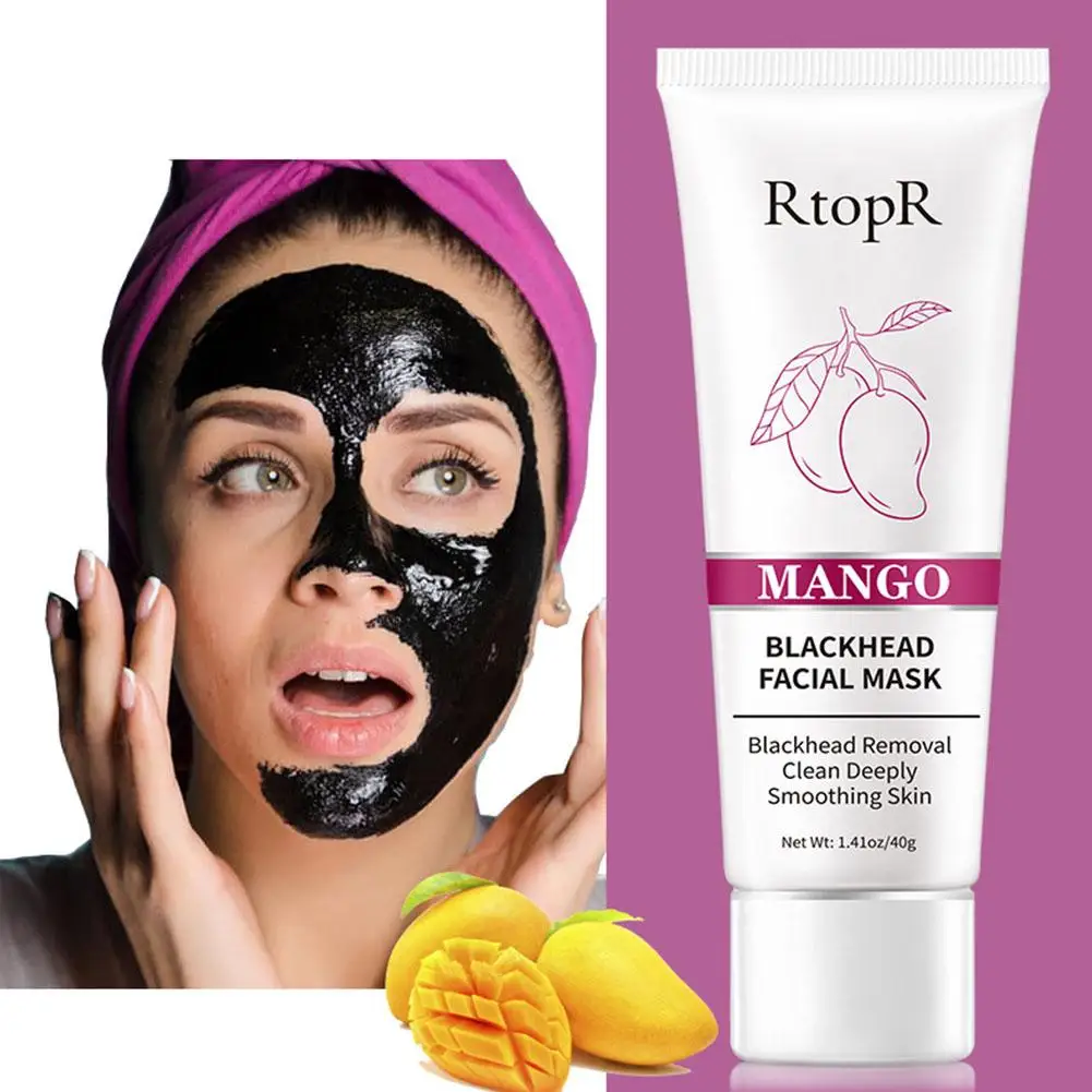 Mango Blackhead Remover Nose Pack Facial Cleansing Shrink Firming Pore AcneSkin Care Treatment Strip Mask Whitening Cream