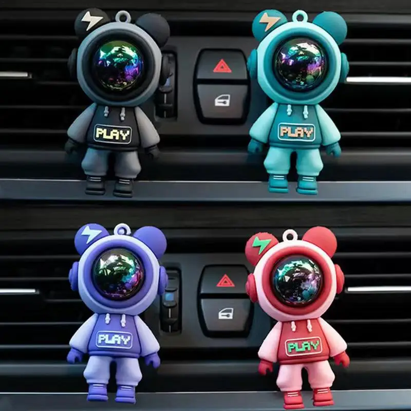 Car Vent Air Freshener Unique Astronaut Auto Perfume Creative Automotive Perfume Decoration Aromatherapy Ornament Car