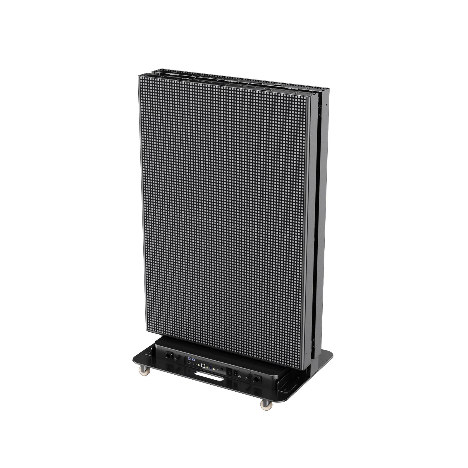 Ultra Slim Tri-Fold LED Poster P1.53 P1.86 Hotel Mall Mobile 1920mm Ad Screen