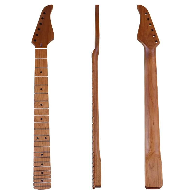 New Arrival Electric Guitar Neck 6 String Roasted Canada Maple 22 Frets 5.6CM Width Natural Color Good Handicraft